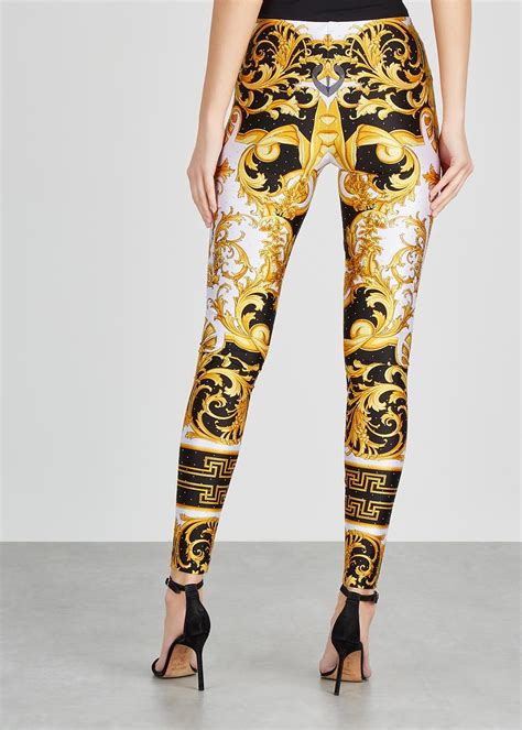 versace black leggings|Versace leggings hbo max.